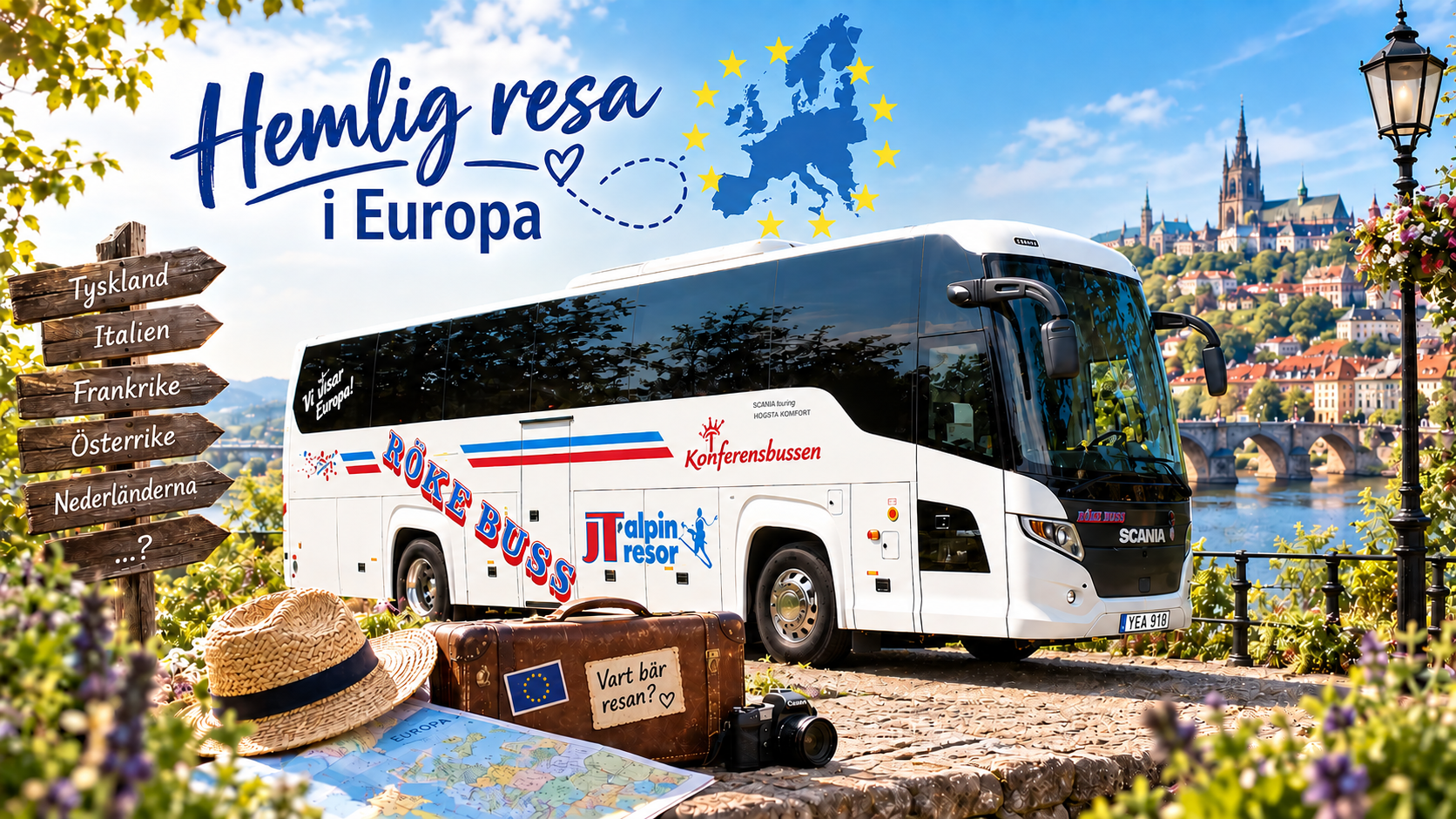 Hemlig Resa, Europa, 4-6 dagar